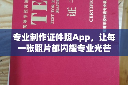 盐城专业制作证件照App，让每一张照片都闪耀专业光芒