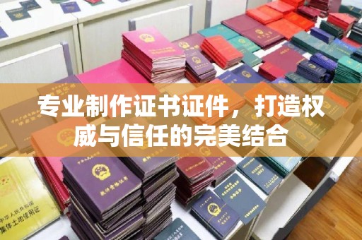 盐城专业制作证书证件，打造权威与信任的完美结合
